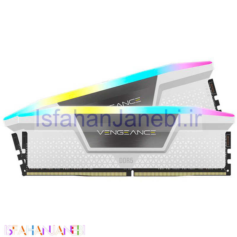 اصفهان جانبی-رم کامپیوتر Corsair Vengeance RGB DDR5 32GB 7000MHz CL40 Dual