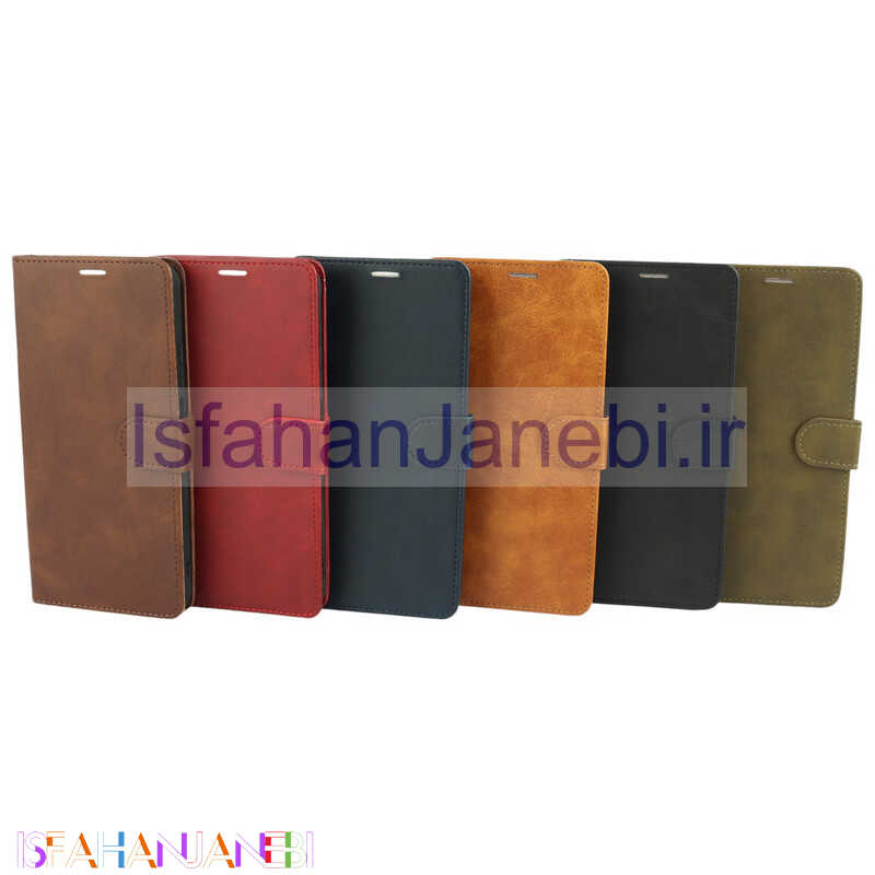 اصفهان جانبی-کیف چرمی مگنتی محافظ لنزدار ریلمی C53
