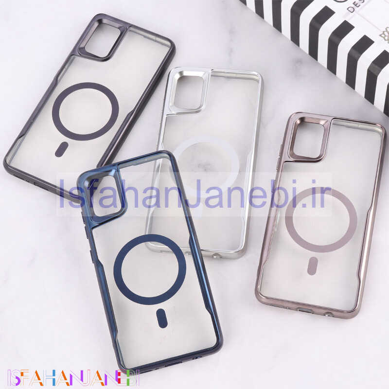 اصفهان جانبی-قاب شفاف سامسونگ Galaxy A51 4G طرح مگ سیف تیتانیوم