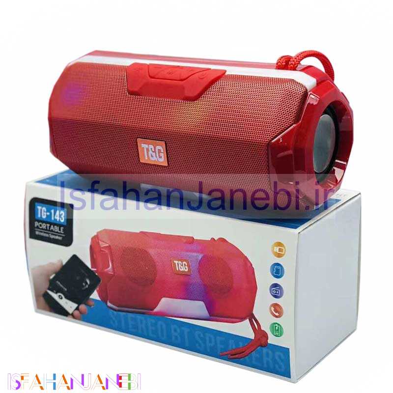 اصفهان جانبی-اسپیکر بلوتوثی رم و فلش خور T&G TG-143