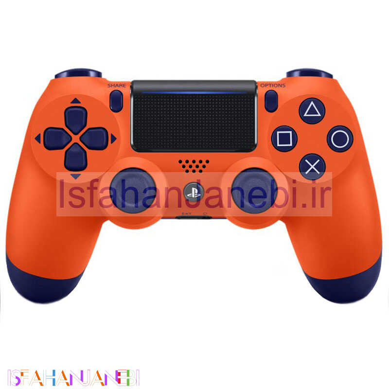 اصفهان جانبی-دسته بازی بی سیم SONY PlayStation 4 DualShock 4 High Copy نارنجی پکدار