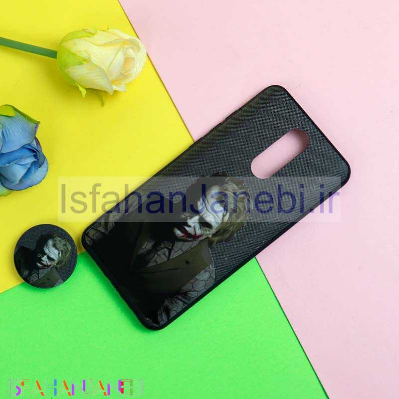 اصفهان جانبی-قاب فانتزی برجسته + پاپ سوکت طرح Joker شیائومی Redmi 8 سری D