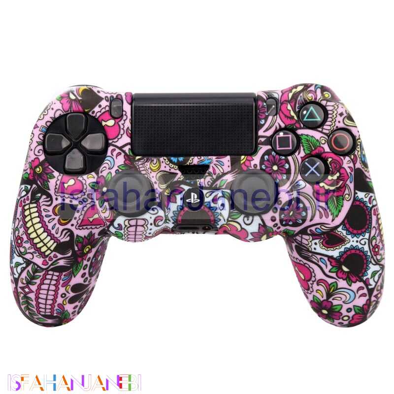 اصفهان جانبی-روکش دسته بازی PS4 طرح کله اسکلت و گل کد 3