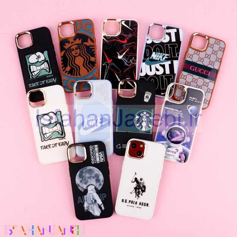 اصفهان جانبی-قاب طرحدار دور لنز فلزی iPhone 13