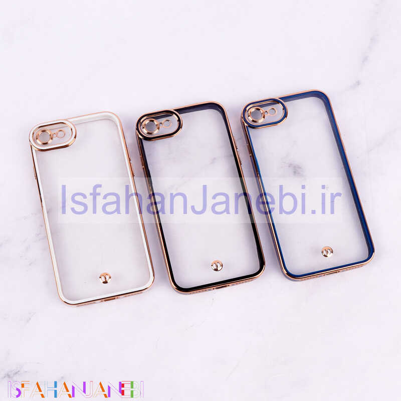 اصفهان جانبی-قاب Space آیفون iPhone 7 / 8 / SE 2020 دور رنگی محافظ لنزدار