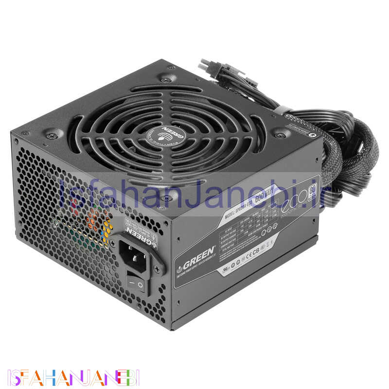 اصفهان جانبی-پاور گرین Green GP600A-ECO Rev3.1 White 600W