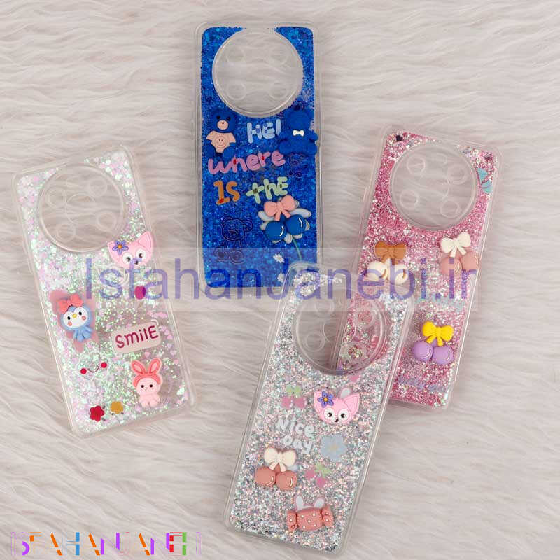 اصفهان جانبی-قاب آکواریومی Casetify هواوی Honor X9 عروسکی برجسته محافظ لنزدار