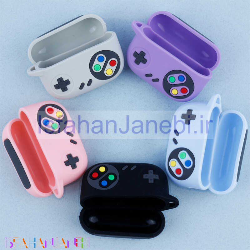 اصفهان جانبی-محافظ AirPods Pro 2 سیلیکونی طرح دسته بازی کد 2