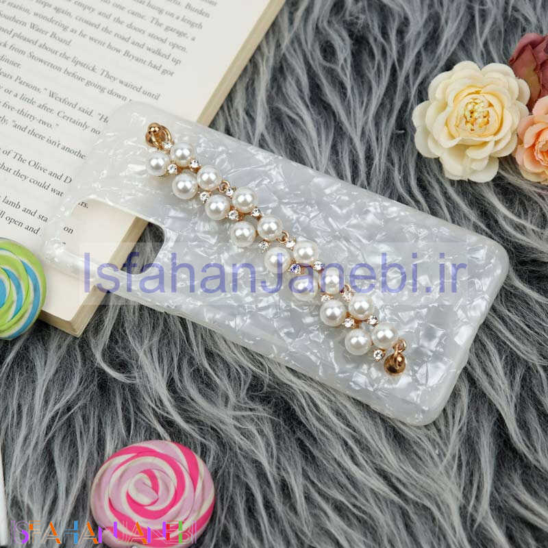 اصفهان جانبی-قاب ماربل هولدر دستی مرواریدی Xiaomi Poco M3 Pro