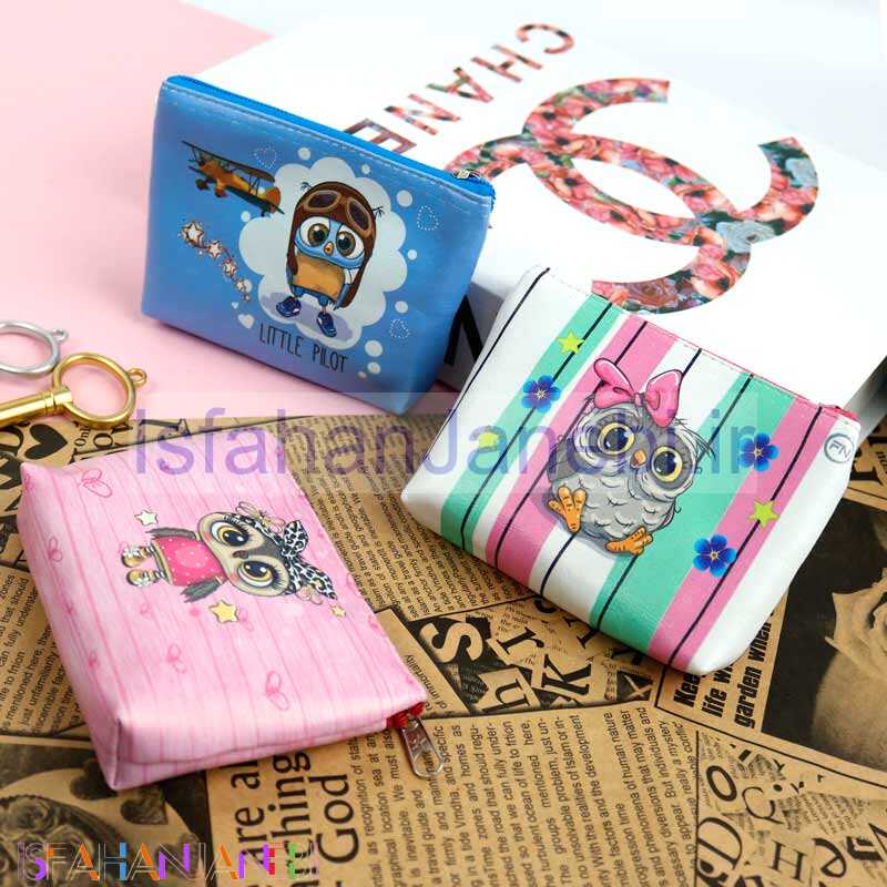 اصفهان جانبی-کیف هندزفری طرحدار عروسکی سه گوش