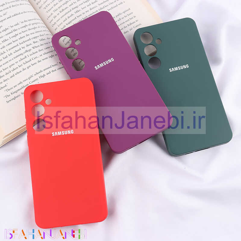 اصفهان جانبی-قاب سیلیکونی Highcopy زیر بسته محافظ لنزدار سامسونگ Galaxy A55