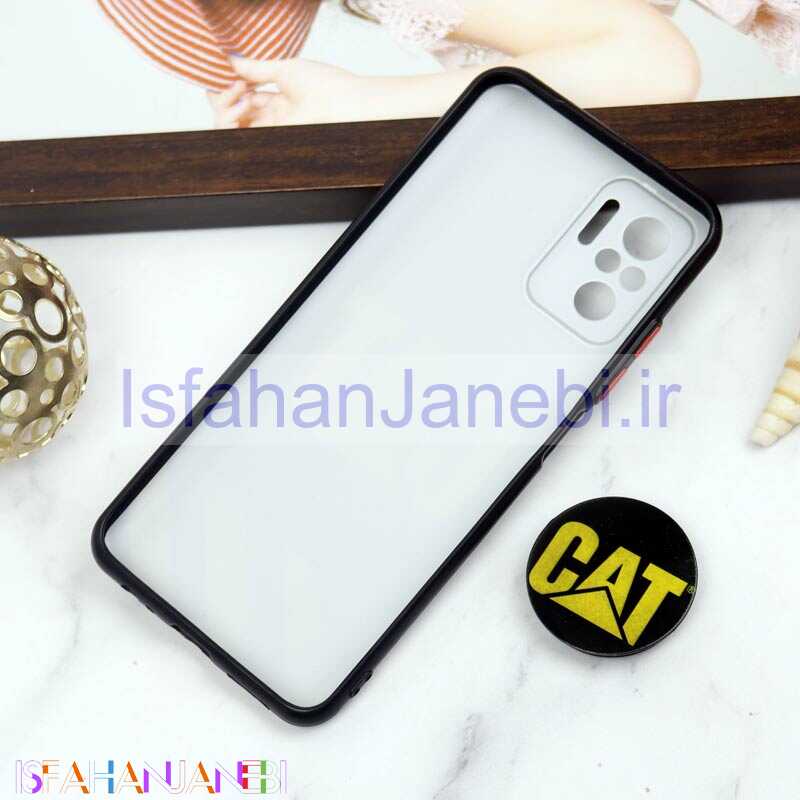 اصفهان جانبی-قاب PC محافظ لنز دار طرح Cast + پاپ سوکت Xiaomi Redmi Note 10 / Note 10s