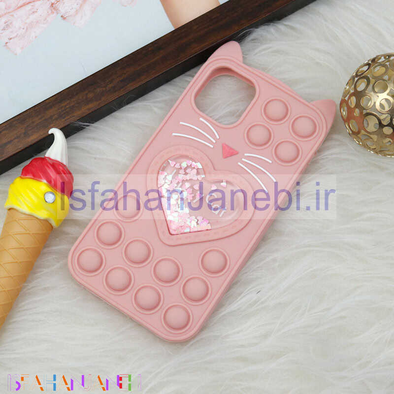 اصفهان جانبی-قاب اورجینال سیلیکونی آکواریومی Lucky Cat پاپیتی iPhone 11