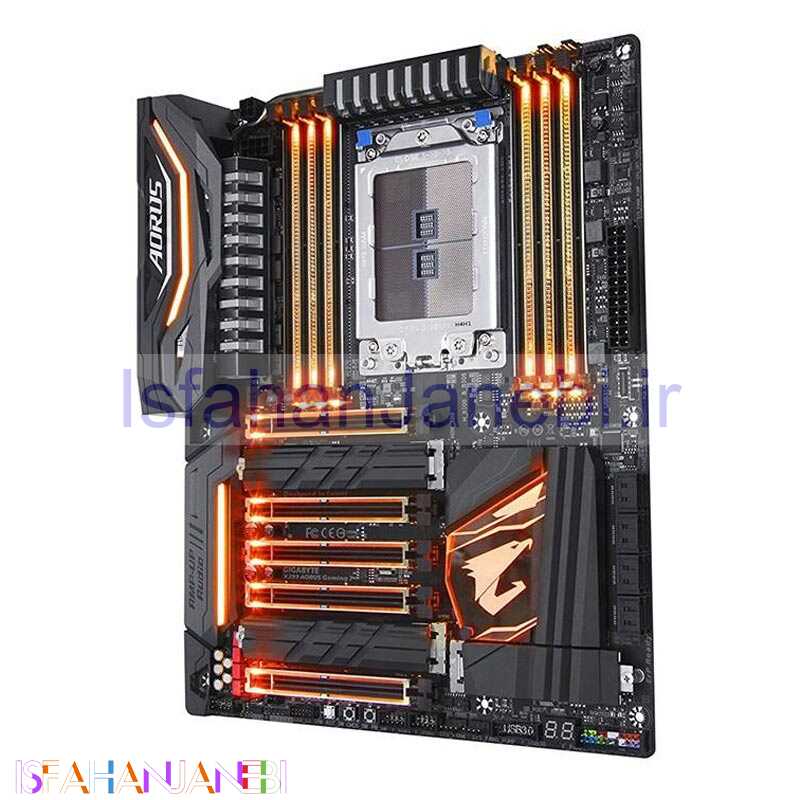اصفهان جانبی-مادربرد گیگابایت AORUS X399 TR4 rev 1.0 DDR4
