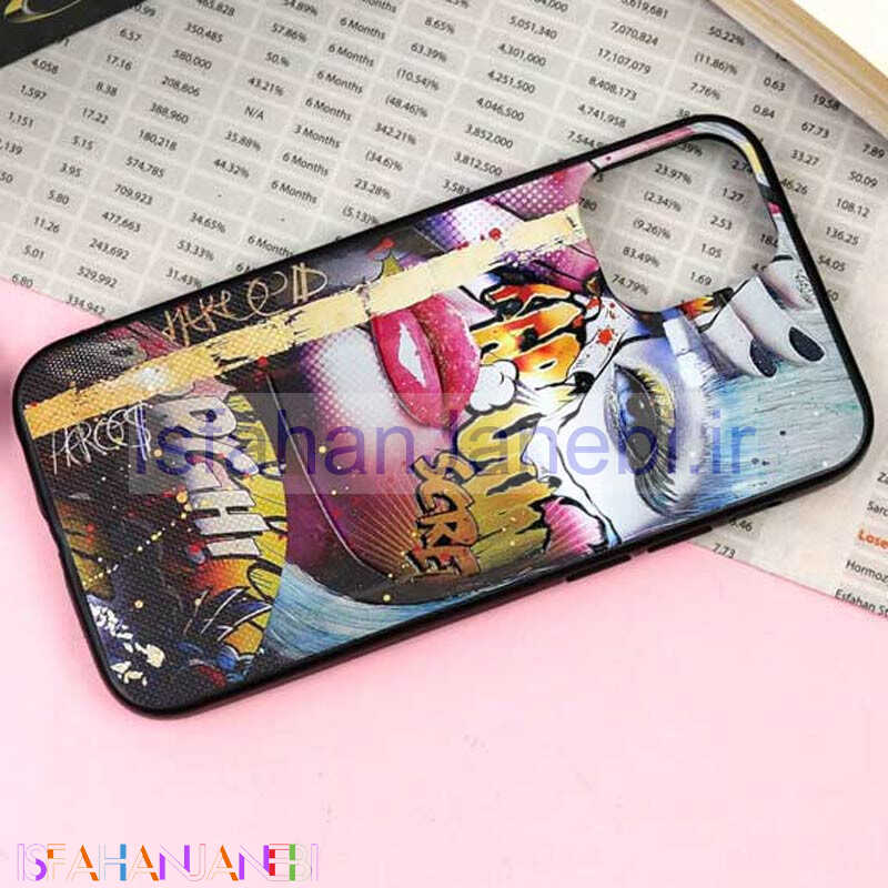 اصفهان جانبی-قاب فانتزی برجسته طرح دختر iPhone 12 Mini سری F