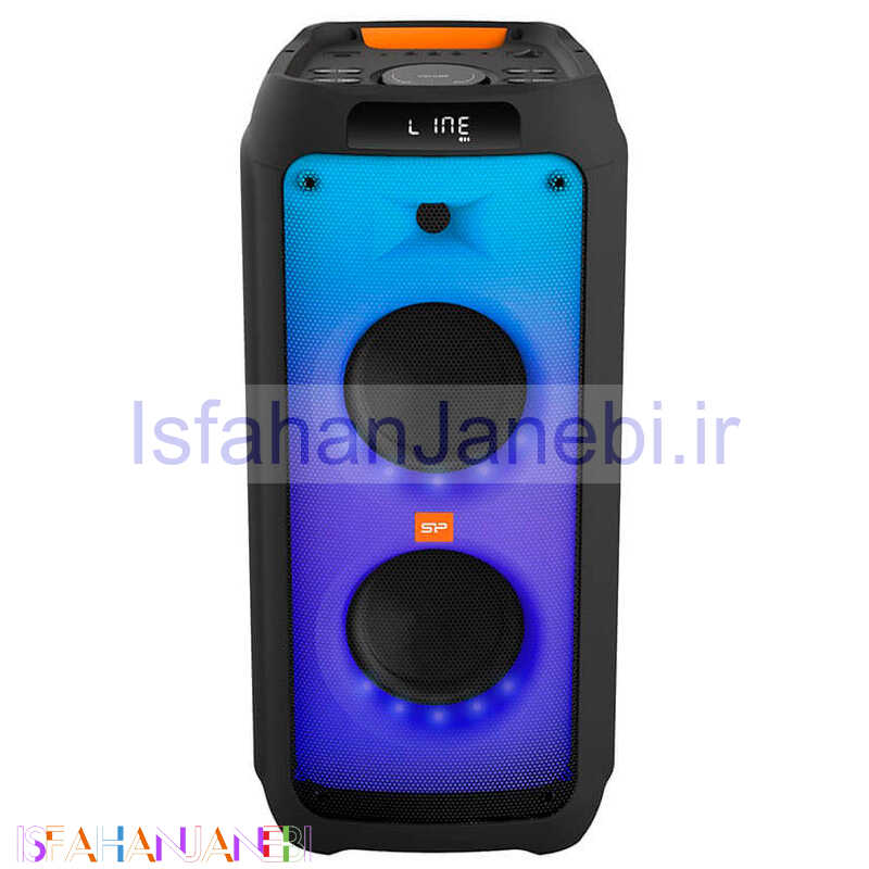 اصفهان جانبی-اسپیکر بلوتوثی رم و فلش خور Silicon Power BS93 + میکروفون و ریموت کنترل