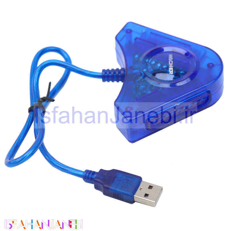 اصفهان جانبی-تبدیل دسته پلی استیشن 2 به Macher MR-66 USB