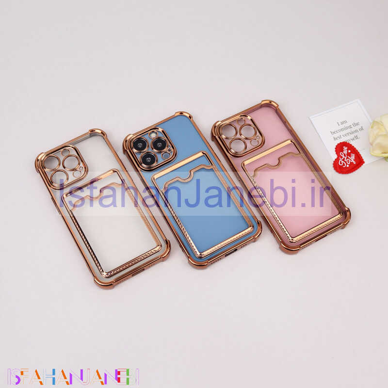 اصفهان جانبی-قاب محافظ لنزدار شفاف جاکارتی دار iPhone 13 Pro