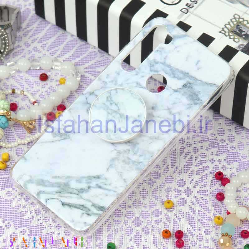 اصفهان جانبی-قاب سوپر IMD دور شفاف پاپ سوکت دار Xiaomi Redmi Note 8 سنگی