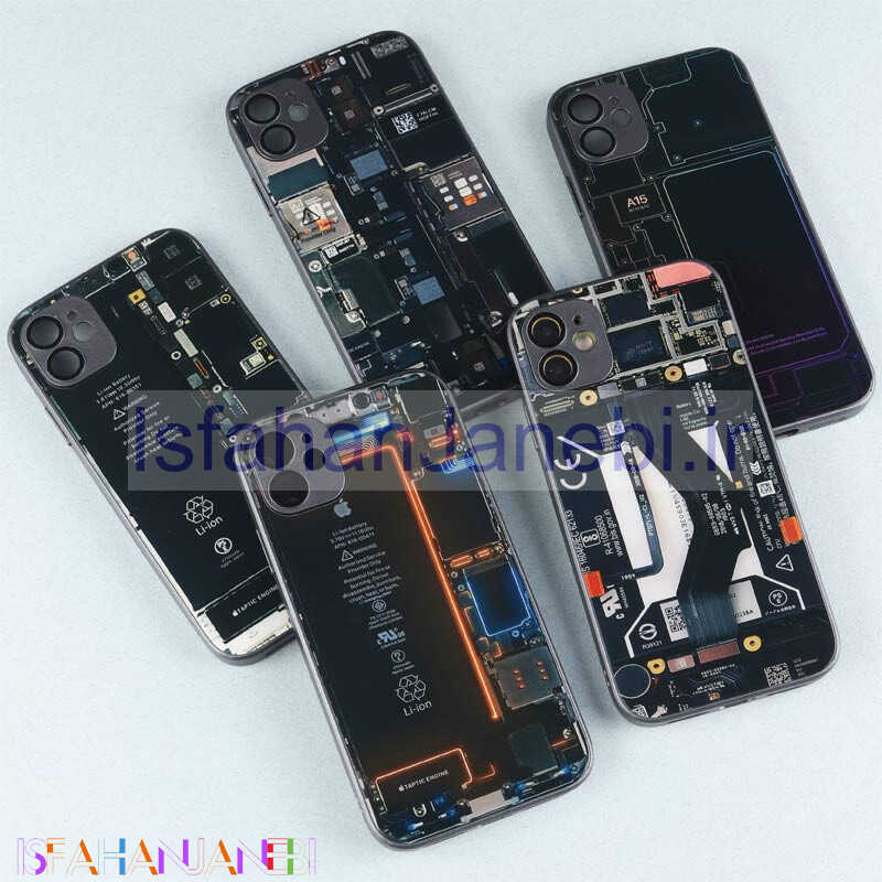 اصفهان جانبی-قاب PC طرح برد محافظ لنزدار iPhone 11