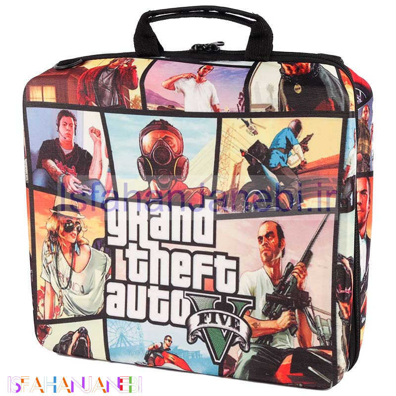 اصفهان جانبی-کیف کنسول بازی PS4 طرح GTA V کد 11