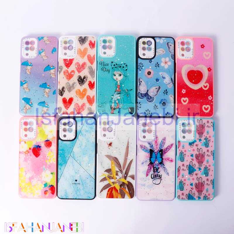 اصفهان جانبی-قاب فانتزی اکلیلی Case Tify محافظ لنزدار Samsung Galaxy A12