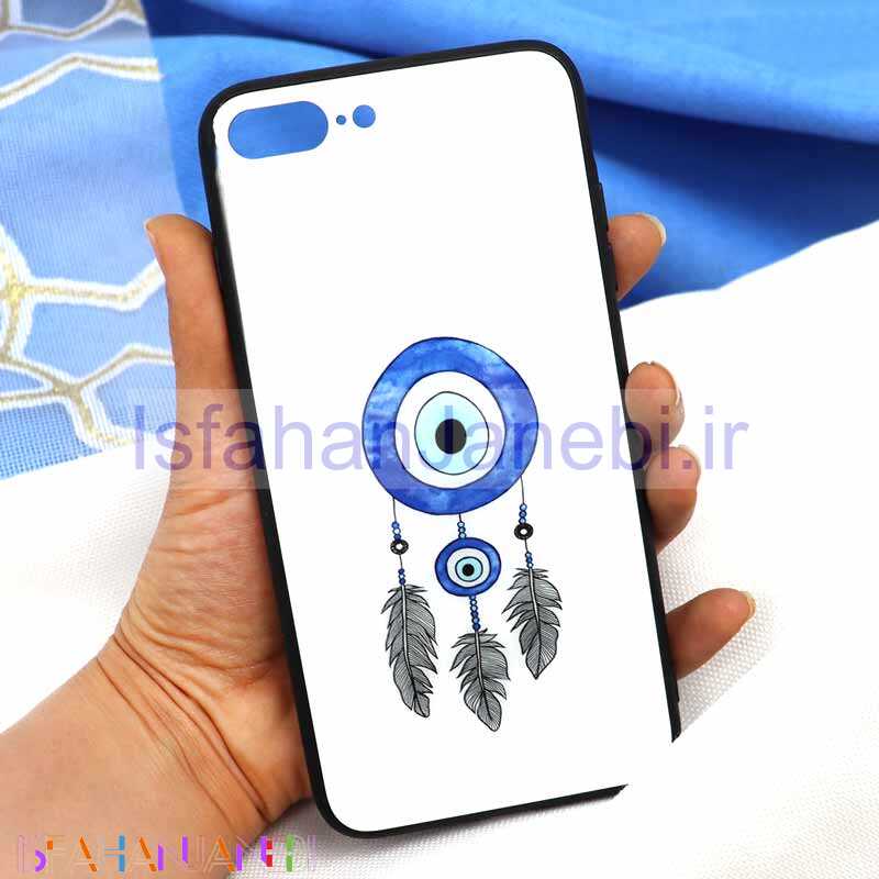 اصفهان جانبی-قاب پشت گلسی طرح چشم و نظر iPhone 7 Plus / 8 Plus