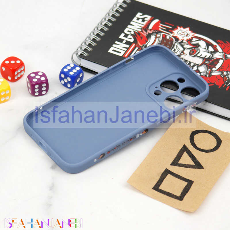 اصفهان جانبی-قاب سیلیکونی محافظ لنزدار طرح اسکویید گیم iPhone 13 Pro کد 13