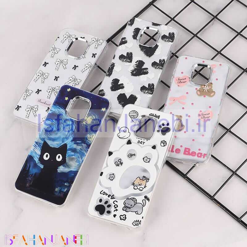 اصفهان جانبی-قاب موج دار Bella شیائومی Redmi Note 9s / Note 9 Pro / Note 10 Lite طرح دار