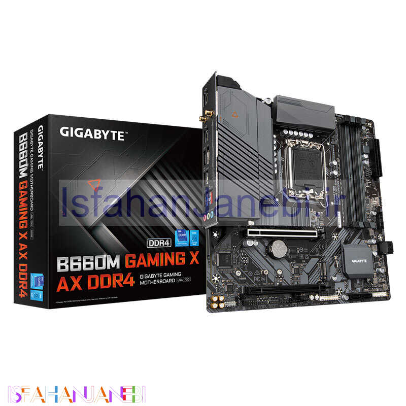 اصفهان جانبی-مادربرد گیگابایت B660M GAMING X AX rev.1.x