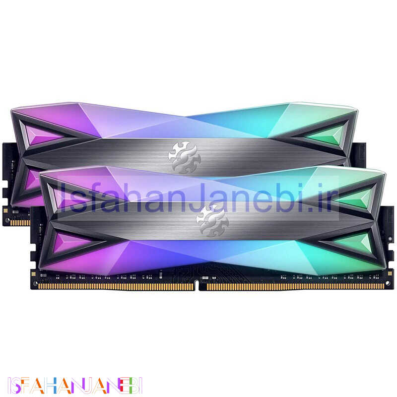 اصفهان جانبی-رم کامپیوتر ADATA XPG SPECTRIX D60G RGB DDR4 16GB 3600MHz CL18 Dual