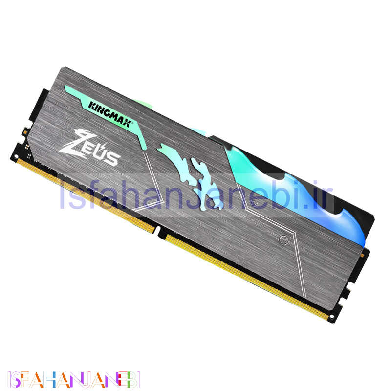 اصفهان جانبی-رم کامپیوتر Kingmax Zeus Dragon RGB DDR4 8GB 3200MHz CL17 Single