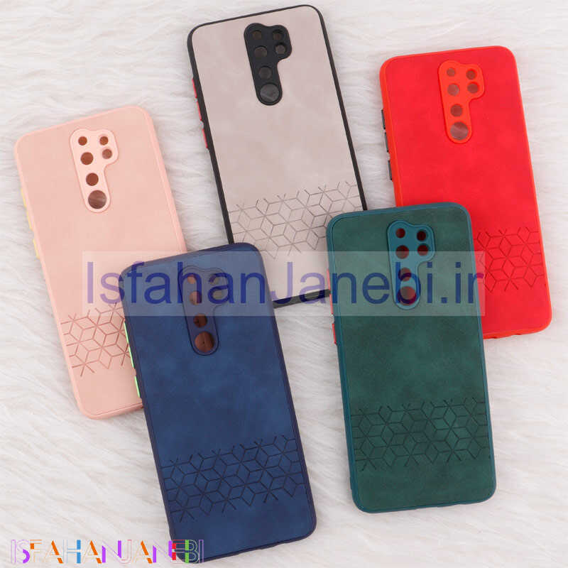 اصفهان جانبی-قاب چرمی طرحدار Smartphone محافظ لنزدار Xiaomi Redmi Note 8 Pro