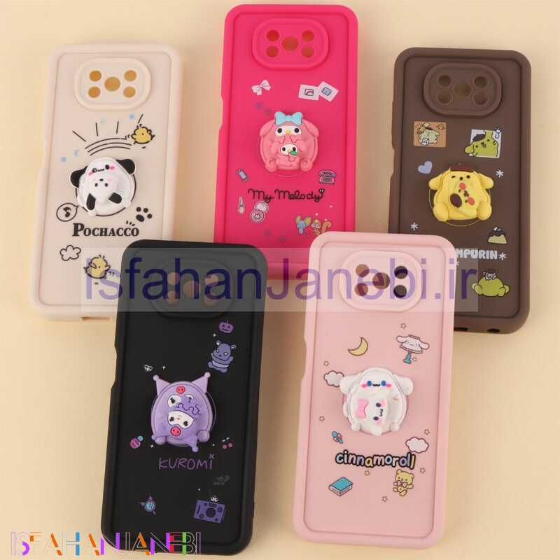 اصفهان جانبی-قاب سولید شیائومی Poco X3 / X3 NFC / X3 Pro اسپینردار محافظ لنزدار