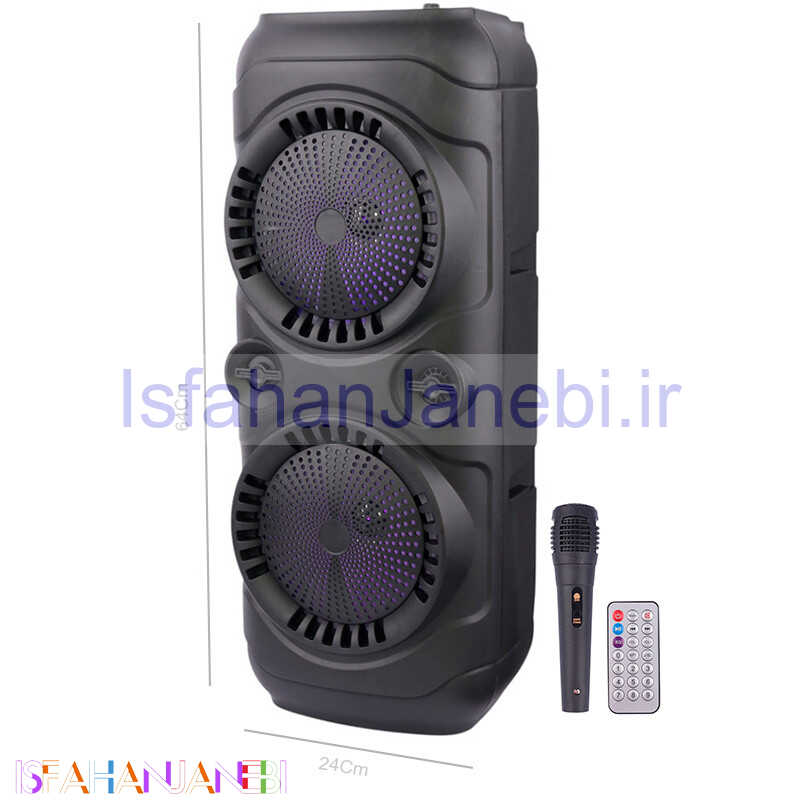 اصفهان جانبی-اسپیکر چمدانی بلوتوثی سینگ ای ZQS8229 + میکروفون و ریموت کنترل