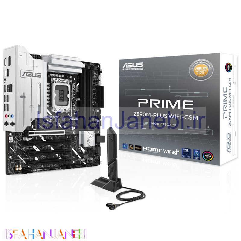 اصفهان جانبی-مادربرد ایسوس PRIME Z890M-PLUS WIFI-CSM DDR5