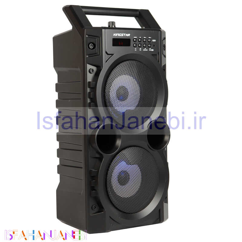اصفهان جانبی-اسپیکر بلوتوثی رم و فلش خور KingStar KBS300 + ریموت کنترل
