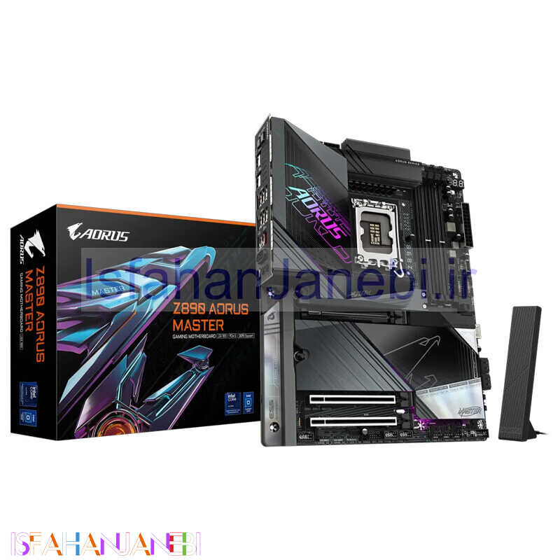 اصفهان جانبی-مادربرد گیگابایت Z890 AORUS MASTER DDR5