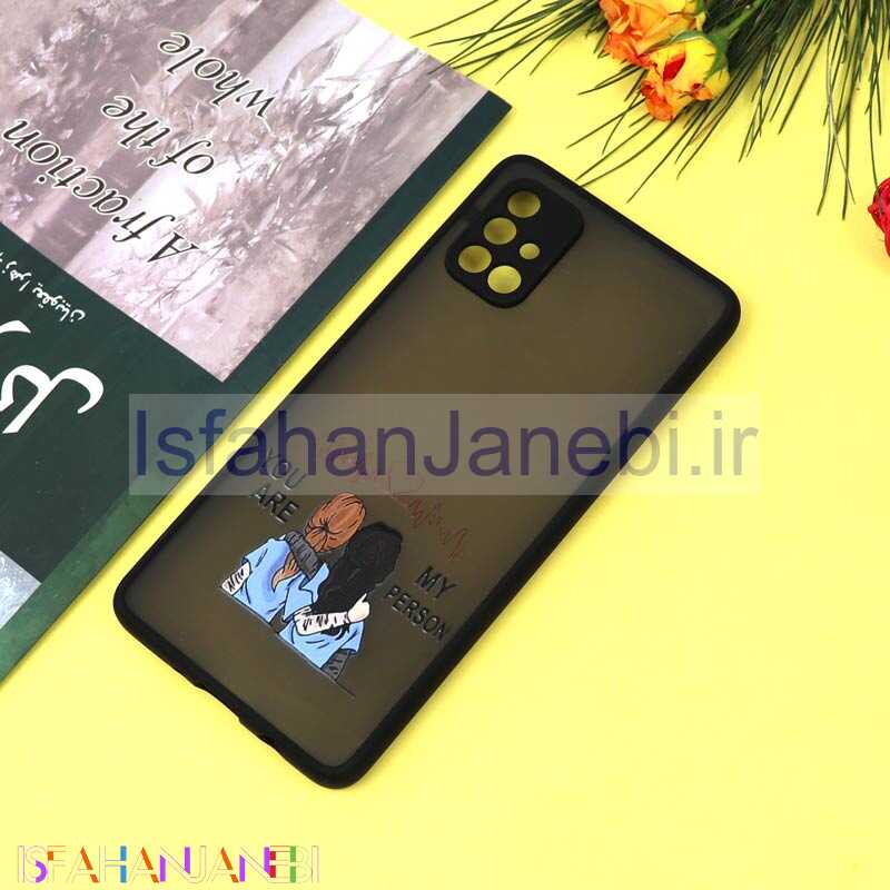 اصفهان جانبی-قاب PC مات محافظ لنزدار طرحدار Frends سامسونگ A71