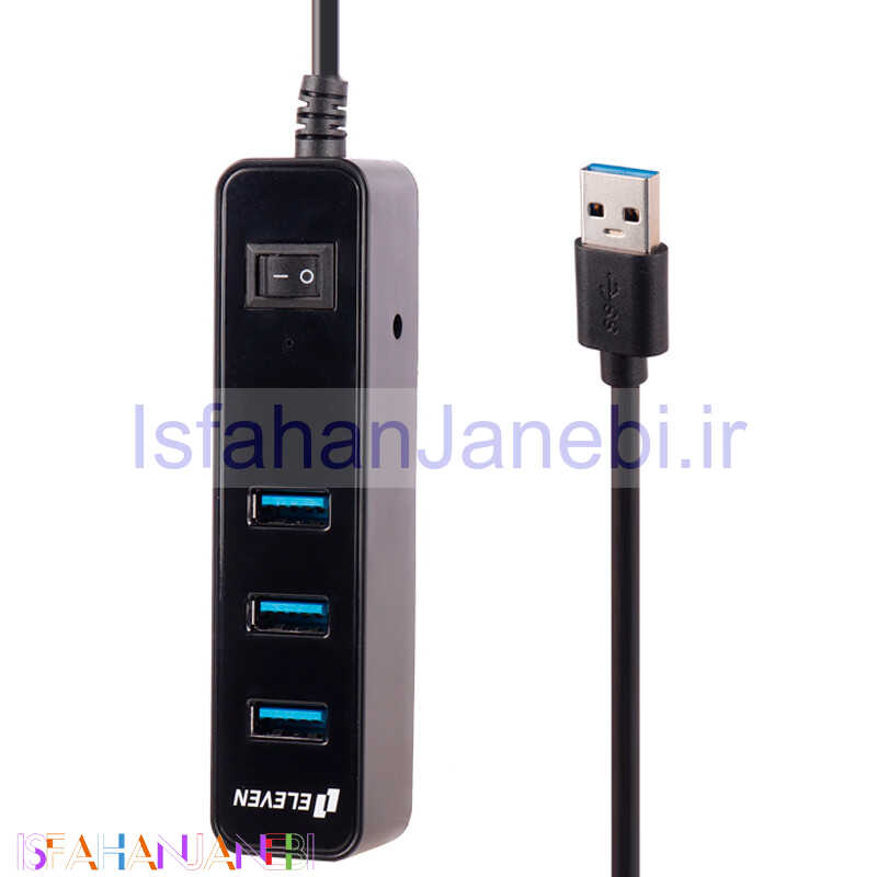 اصفهان جانبی-هاب 4 پورت USB3.0 ایلون H302