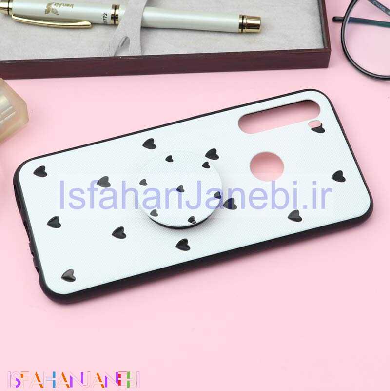 اصفهان جانبی-قاب فانتزی برجسته + پاپ سوکت کد1 شیائومی Redmi Note 8