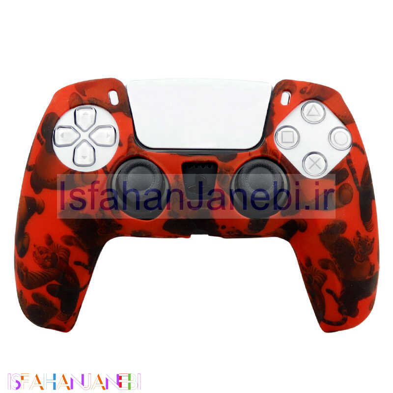 اصفهان جانبی-روکش دسته بازی PS5 طرح Kung Fu Panda زمینه قرمز