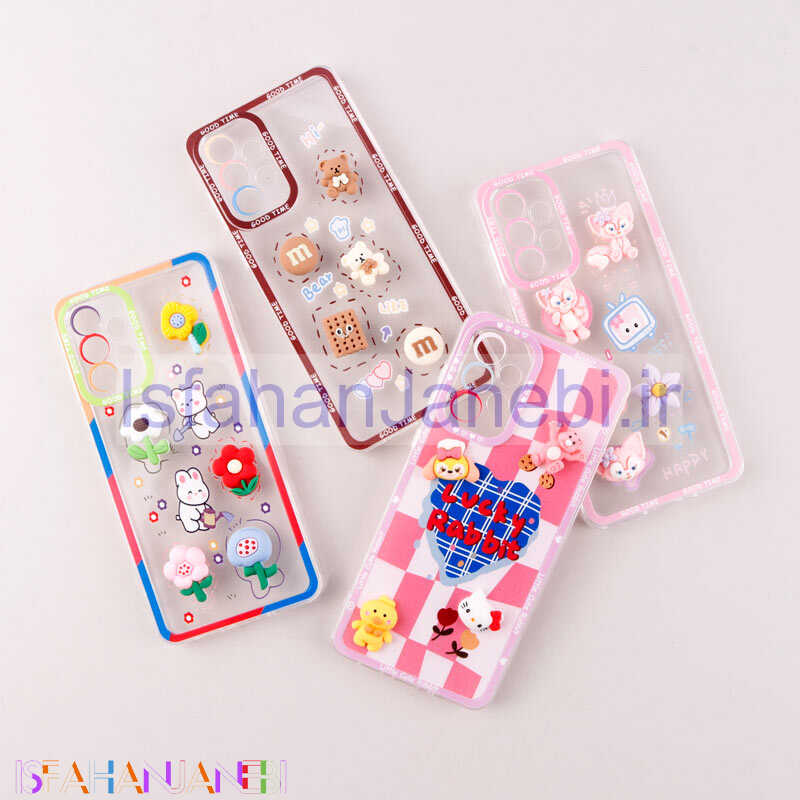اصفهان جانبی-قاب عروسکی برجسته Good Time محافظ لنزدار Samsung Galaxy A73