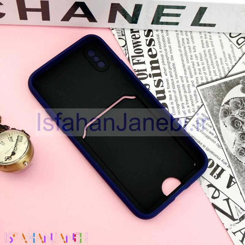 اصفهان جانبی-قاب ضد ضربه جاکارتی دار محافظ لنز کشویی کلاسیک iPhone X/XS