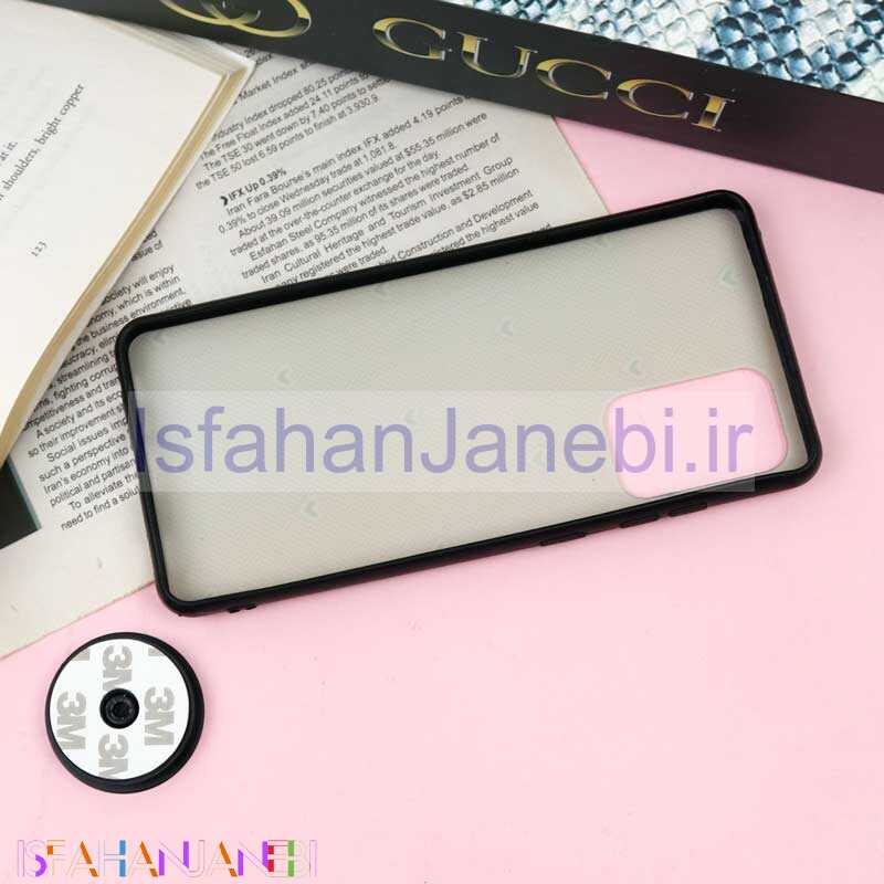 اصفهان جانبی-قاب فانتزی برجسته + پاپ سوکت طرح قلب سامسونگ A72 سری F