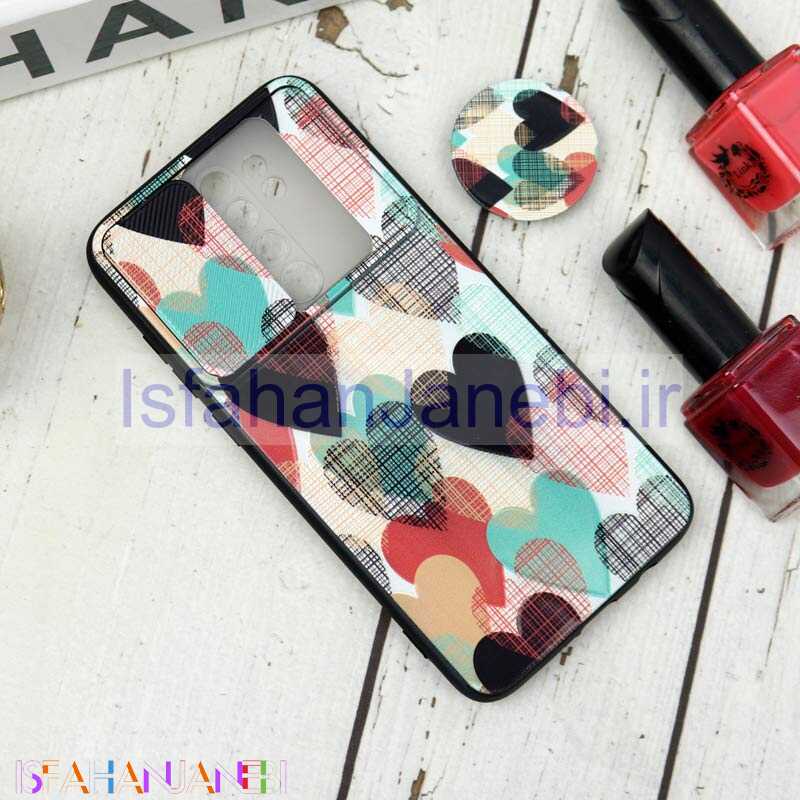 اصفهان جانبی-قاب طرحدار محافظ لنزدار کشویی + پاپ سوکت طرح قلبی شیائومی Redmi Note 8 Pro سری B