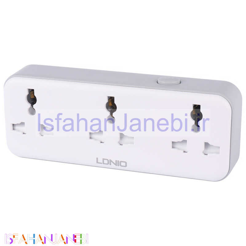 اصفهان جانبی-چند راهی 3 خانه برق الدینیو SC3317 + شارژر USB و Type-C