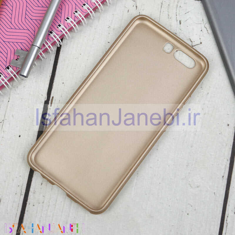 اصفهان جانبی-قاب ژله ای مات Huawei P10 طلایی