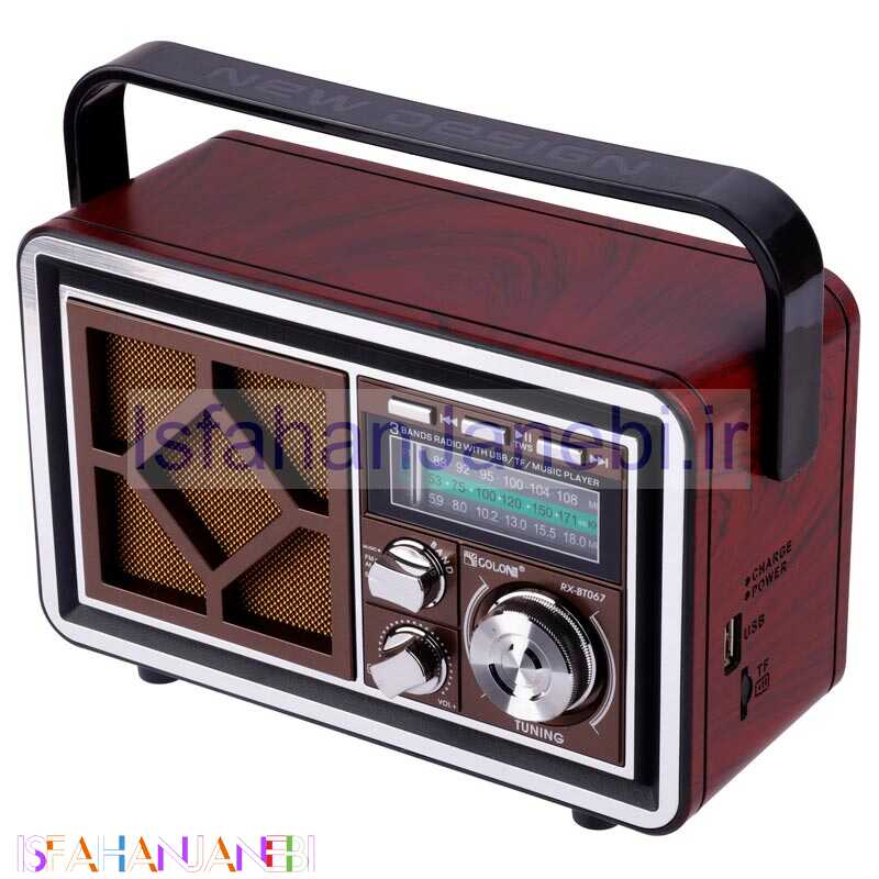 اصفهان جانبی-رادیو اسپیکر بلوتوثی رم و فلش خور Golon RX-BT067