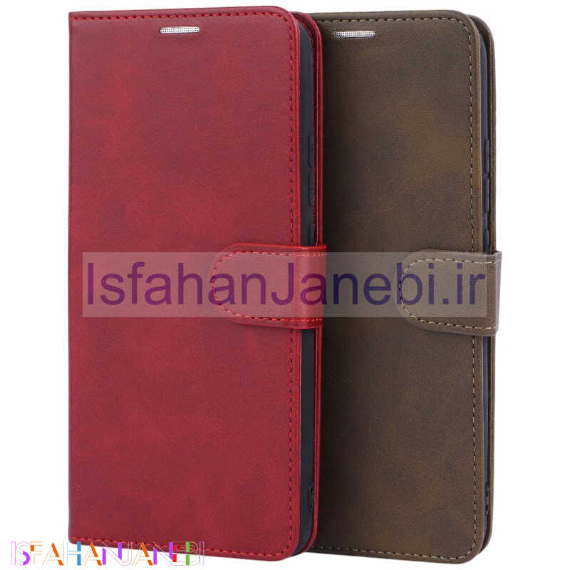 اصفهان جانبی-کیف چرمی مگنتی محافظ لنزدار شیائومی Redmi 9A